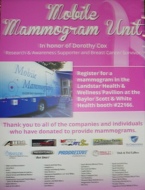 GATS Mobile Mammogram Unit from Baylor Hospital