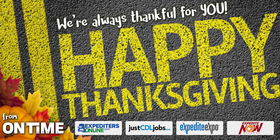 Happy Thanksgiving! - Trucking News - ExpeditersOnline.com