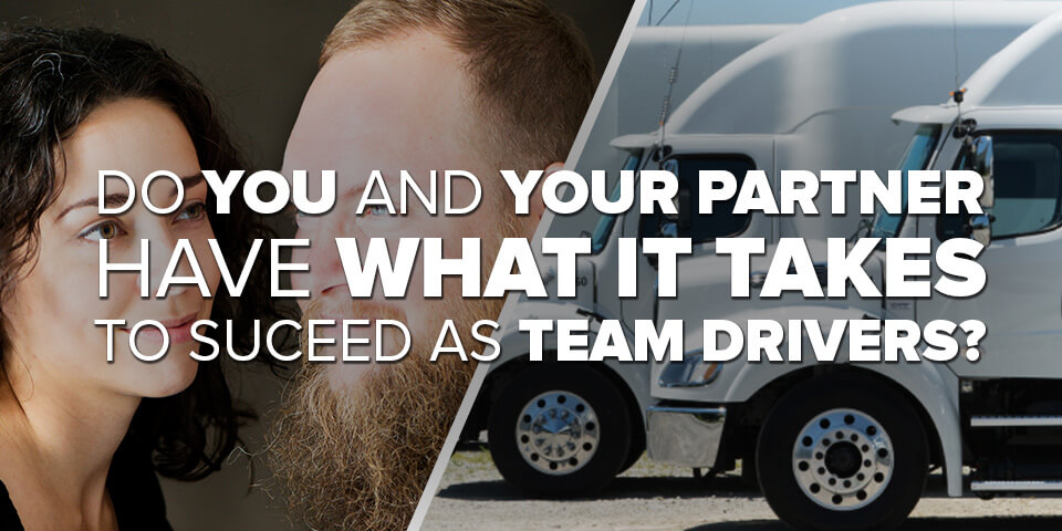 Do You and Your Partner Have What it Takes to Succeed as Team Drivers?