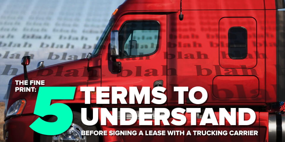 5 terms to understand when signing a lease