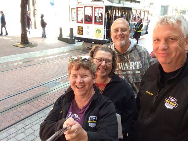 Trucking Driving friends on West Coast