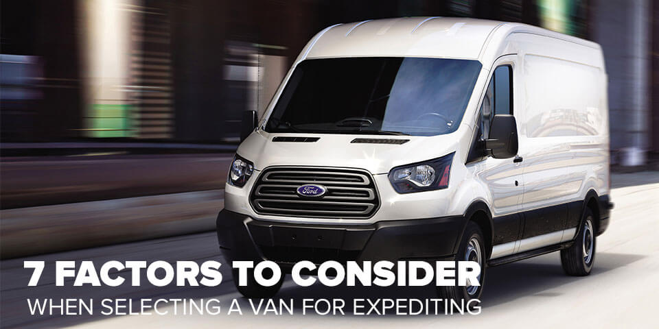 Van for Expediting 