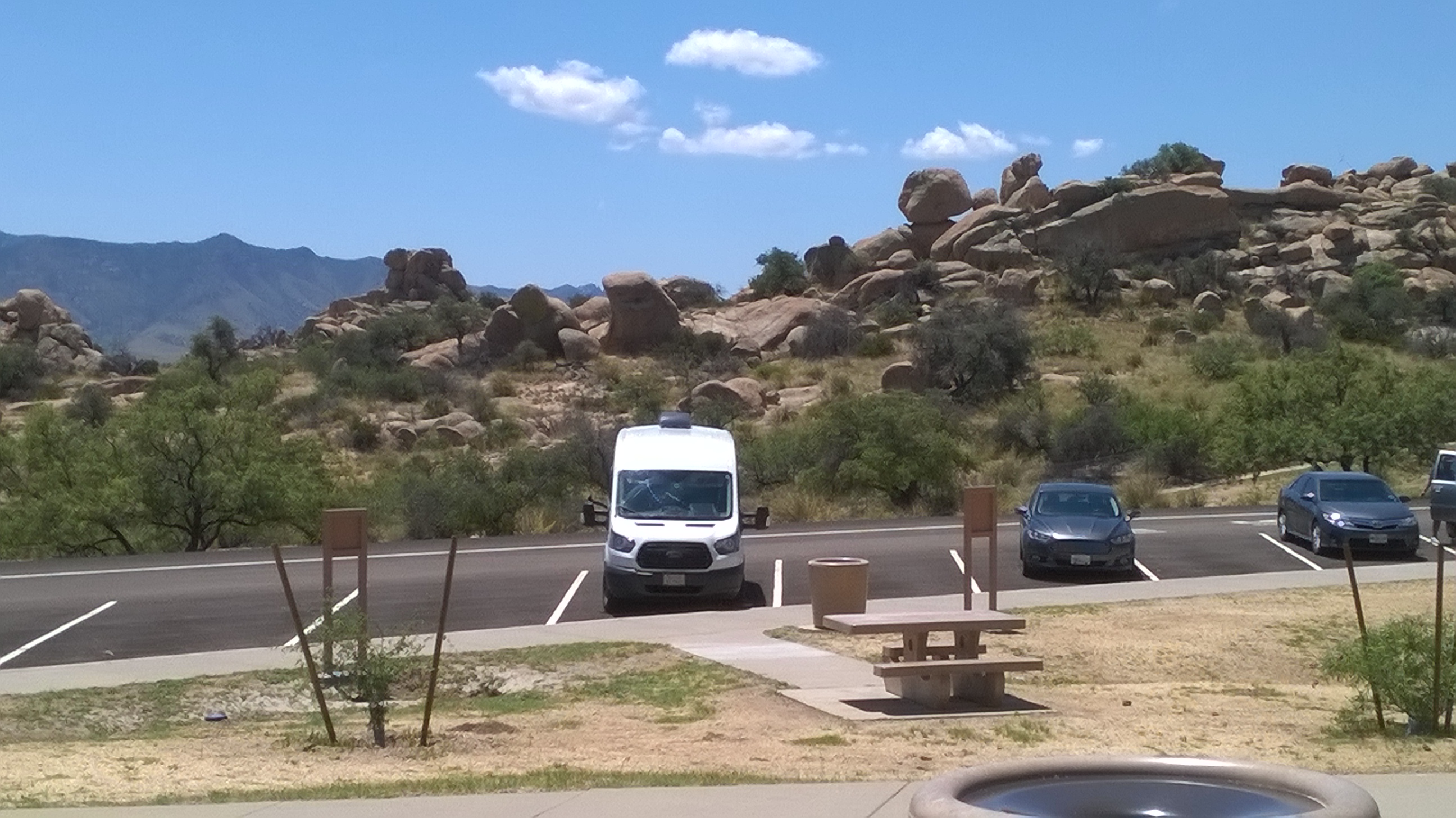 AZ rest area 'Texas Canyon '