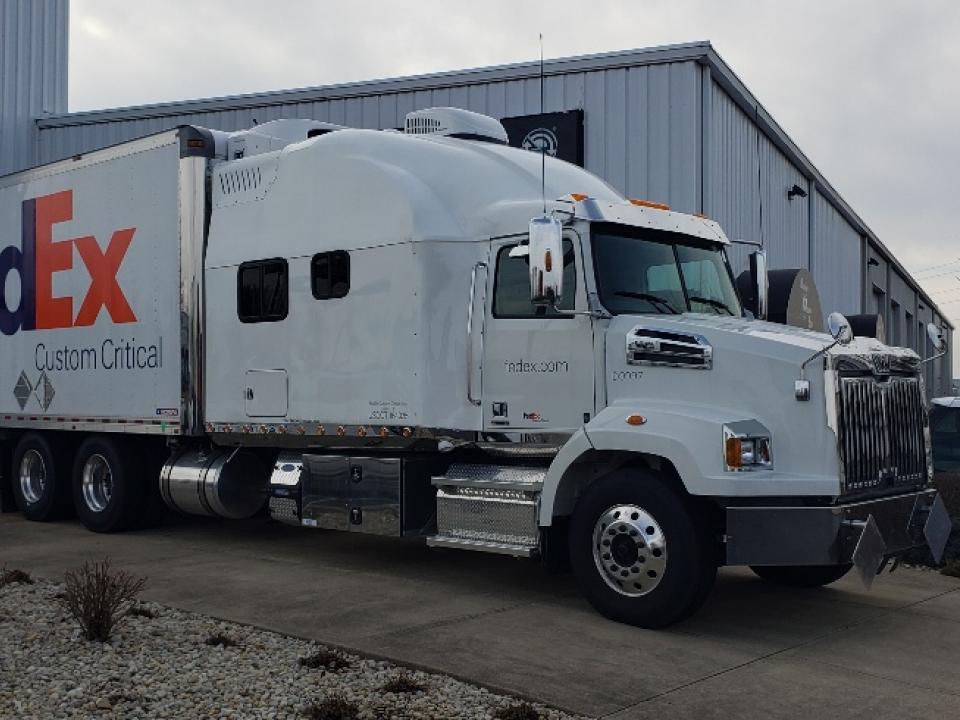 New 2020 Western Star 4700 SB 118 " CUSTOM SLEEPER FED EX REEFER UNIT